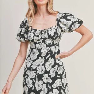 Lush floral mini dress NWOT